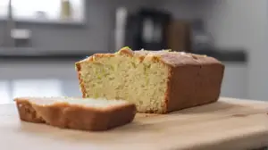 Фото блюда: Лаймовый кекс с цедрой и греческим йогуртом