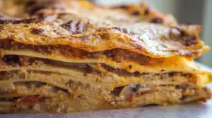 Фото блюда: Лазанья болоньезе с мясным рагу и бешамелем