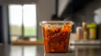 Фото рецепта: Соус из гуми для мяса с чесноком и кинзой