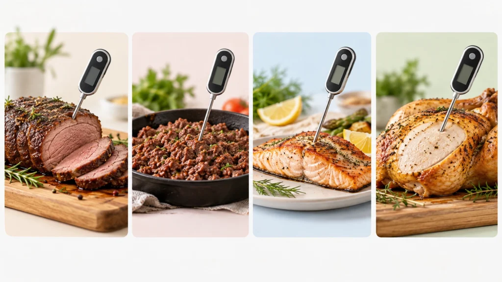 Безопасная температура мяса, птицы, фарша и рыбы