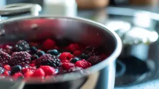 Фото рецепта: Ягодный морс ассорти с натуральным ягодным вкусом